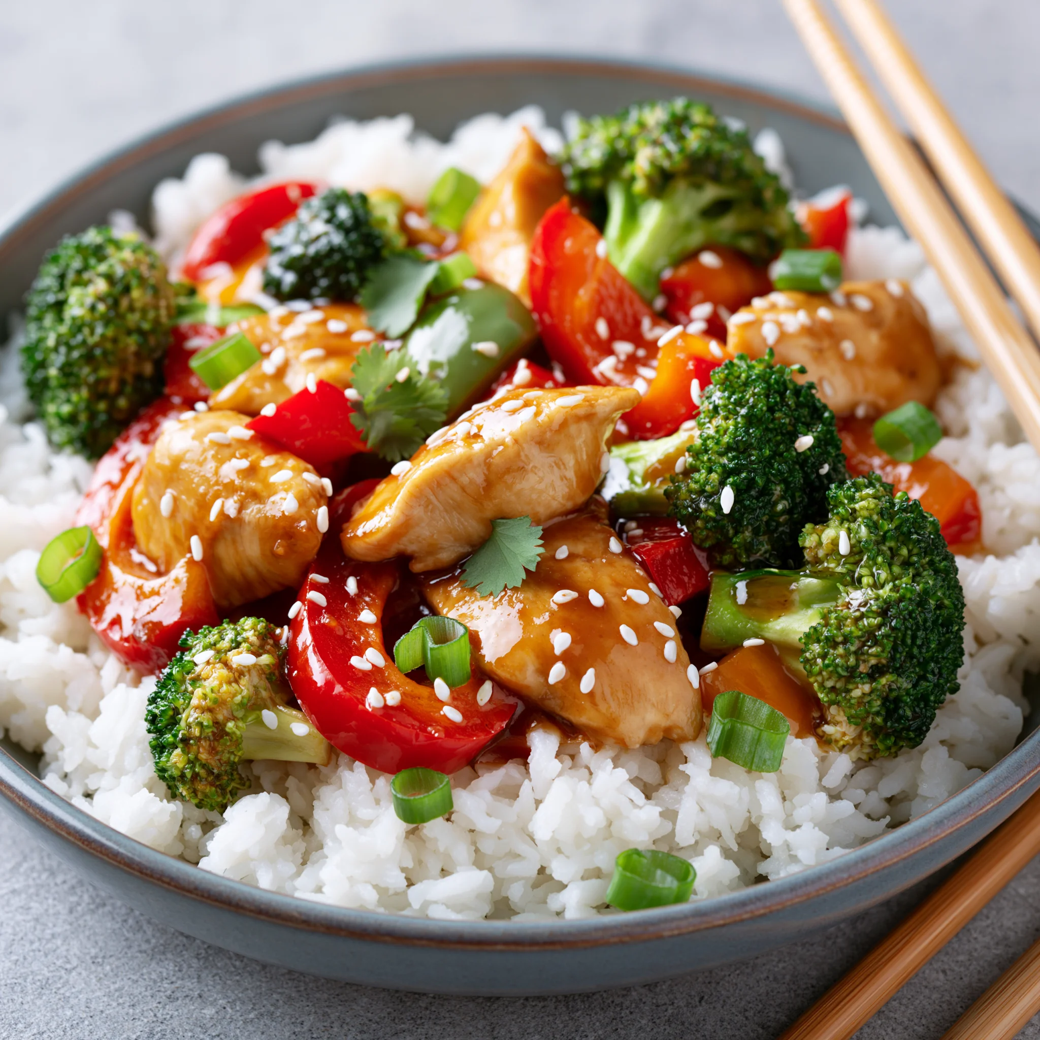 teriyaki chicken stir fry
