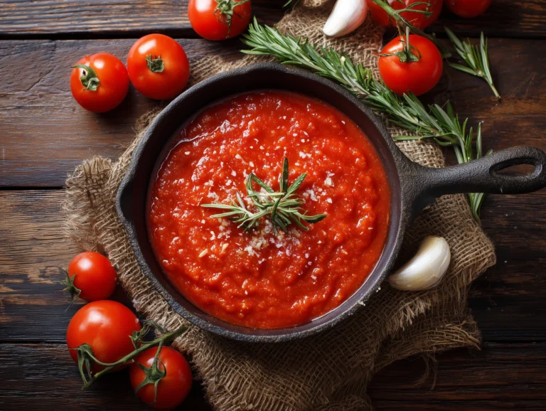 tomato sauce.