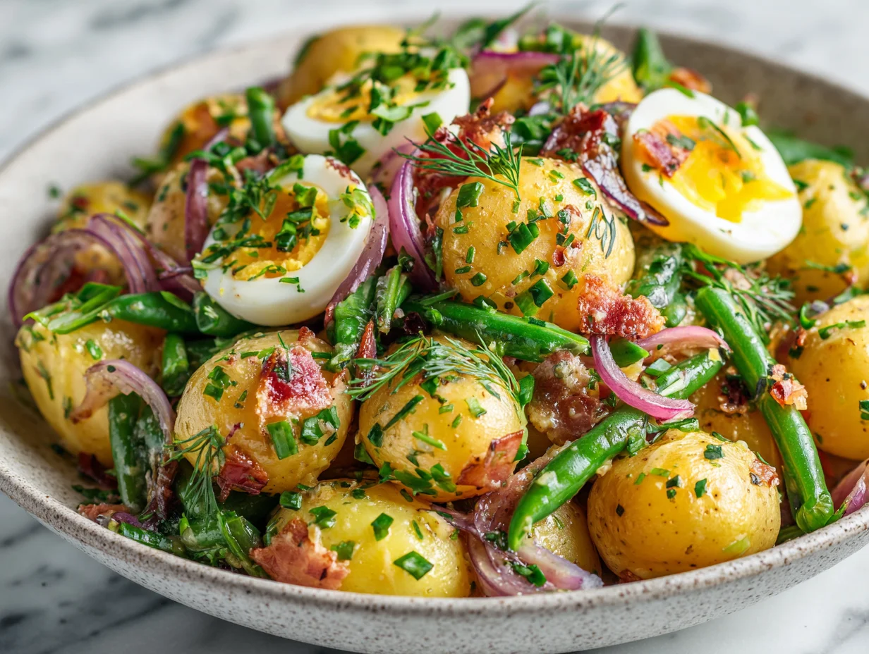 warm potato salad