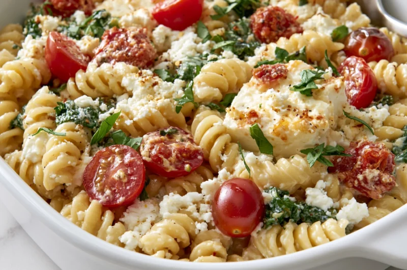 Creamy Baked Feta Pasta Recipe