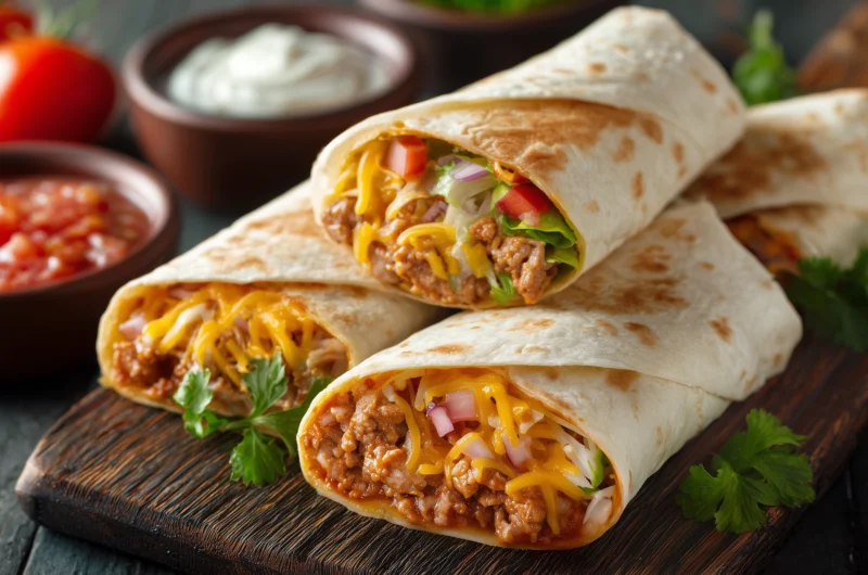 Easy Homemade Burritos Recipe