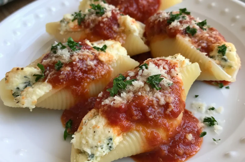 Creamy Ricotta Stuffed Shells Recipe