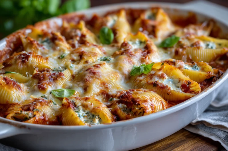 Creamy Ricotta Stuffed Shells Recipe