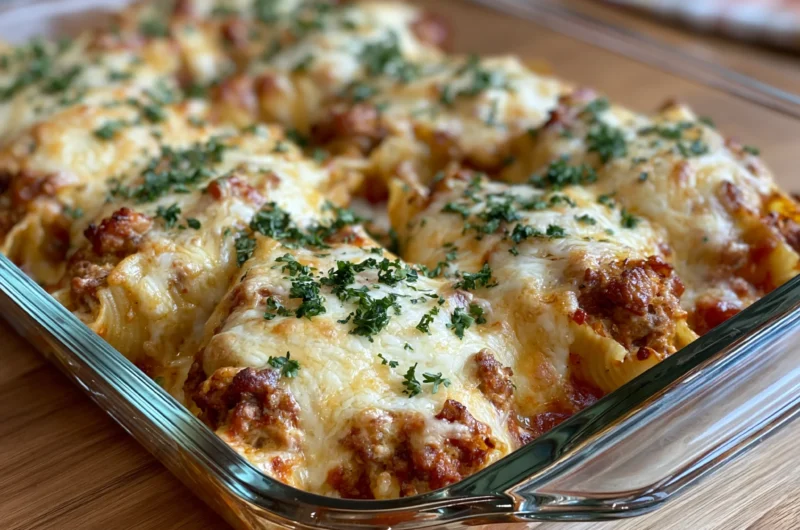 Easy Baked Stuffed Shells With Meat