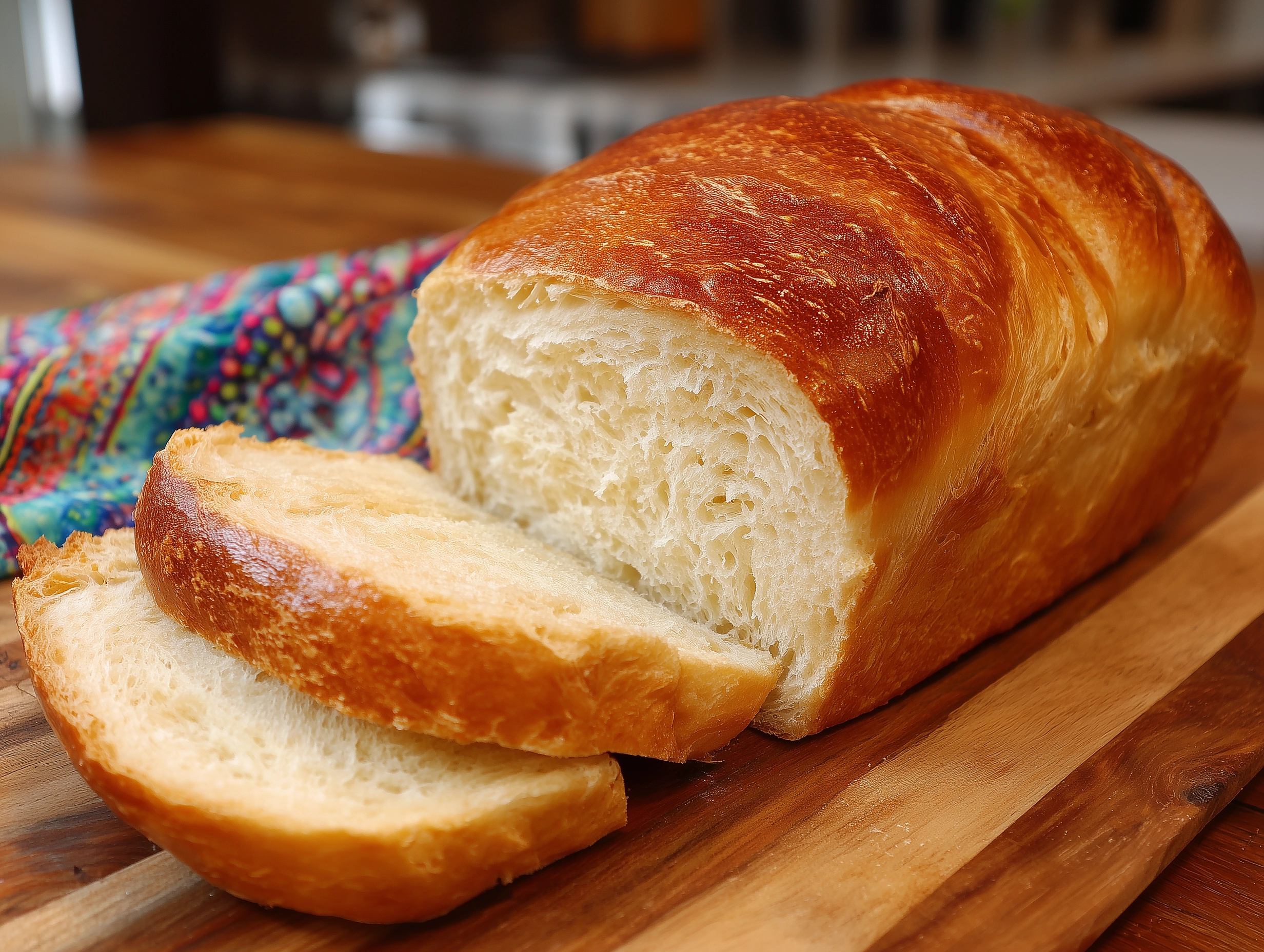 Fluffy Homemade Bread Easy Recipe