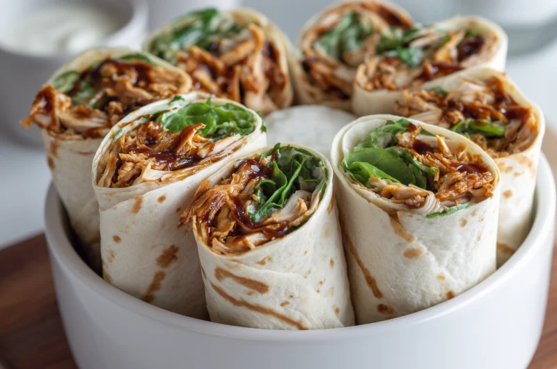 Flavorful Garlic Chicken Wraps Recipe