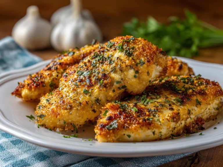 Garlic Parmesan Chicken.