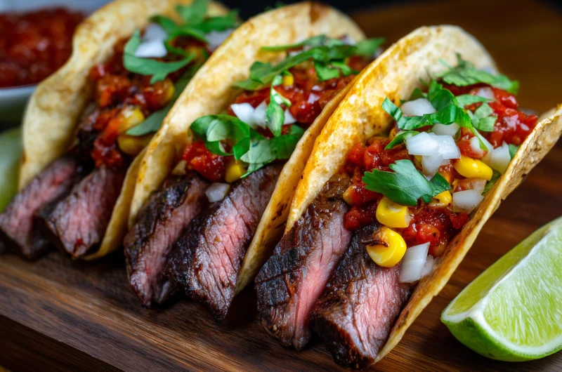 Juicy Steak Tacos Recipe