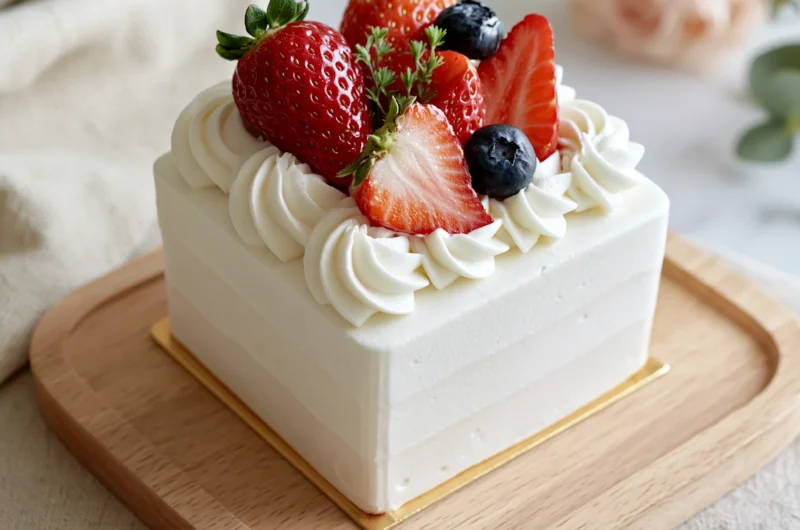 Minimalist Buttercream Bento Cake Recipe