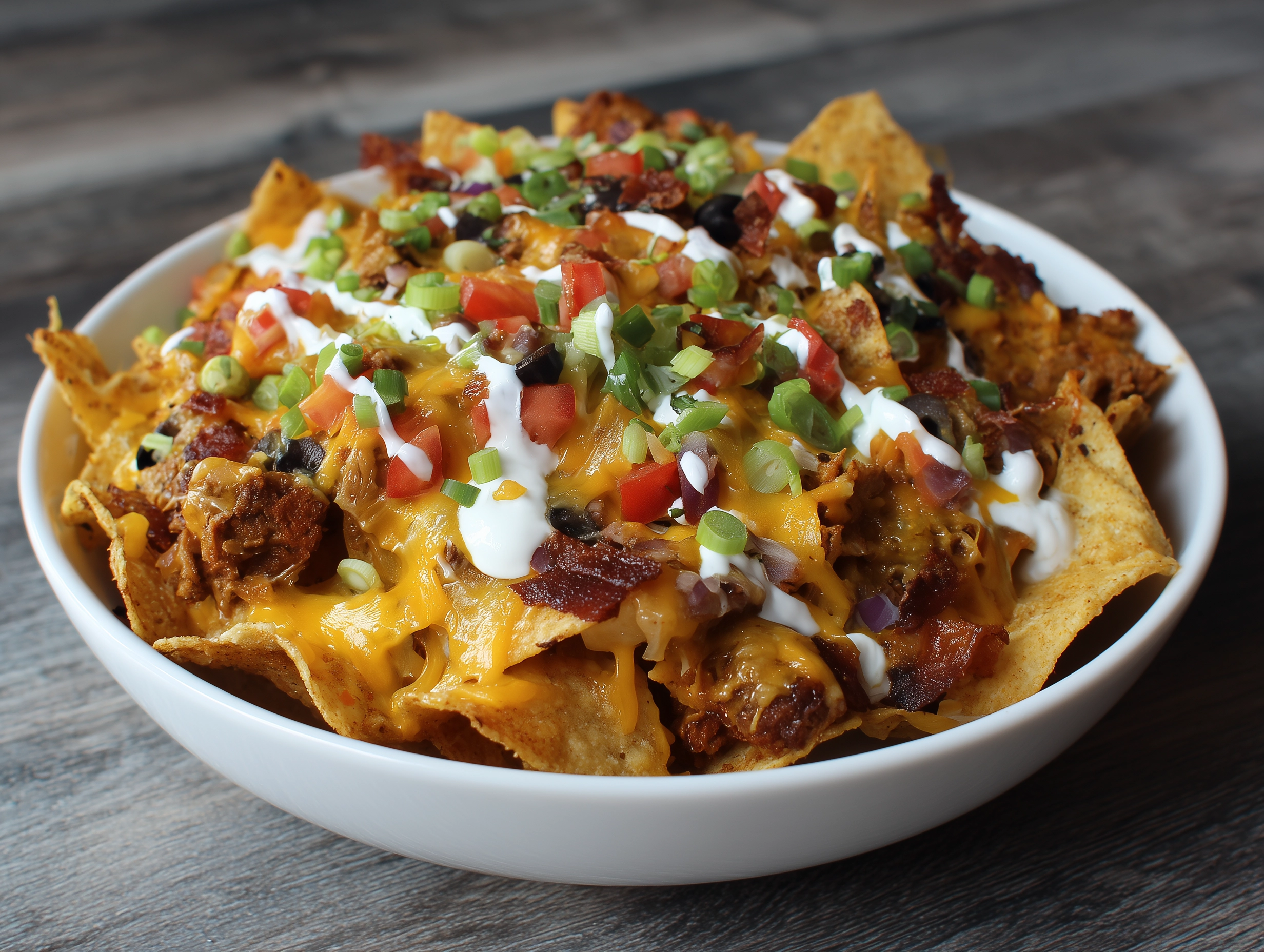 Loaded Cheesy Nachos Recipe