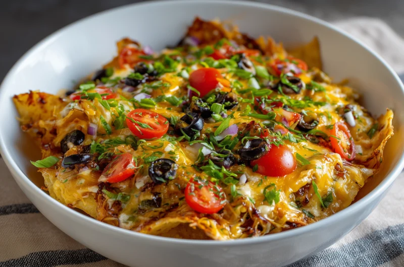 Loaded Cheesy Nachos Recipe