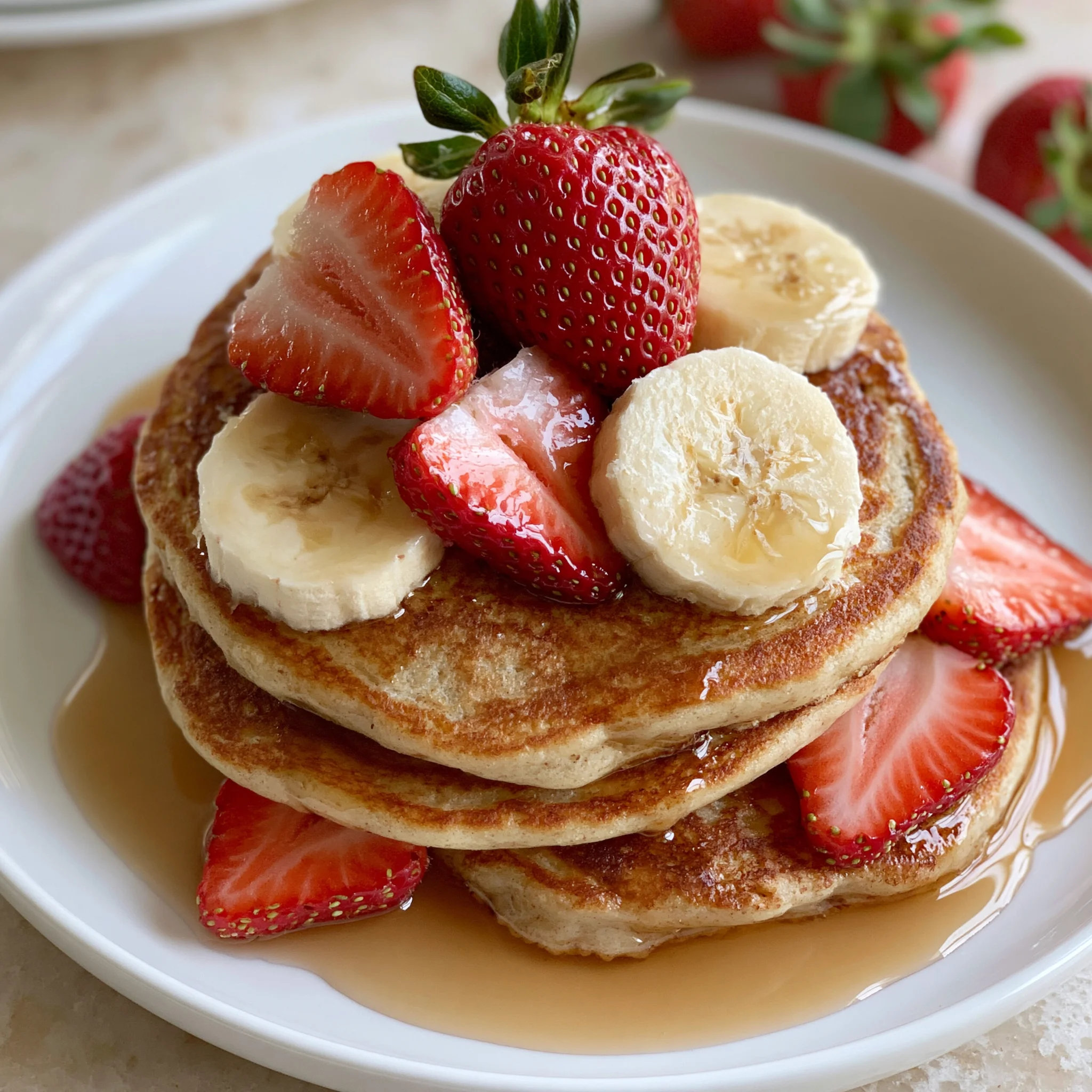 Strawberry Banana Pancakes