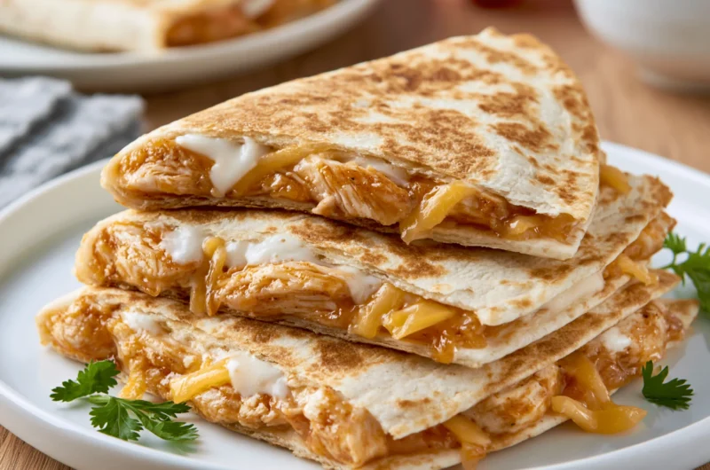 Creamy Taco Bell Style Chicken Quesadilla Recipe