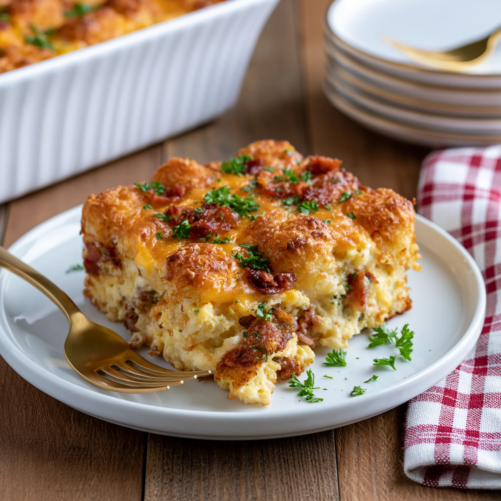 Tater Tot Breakfast Casserole