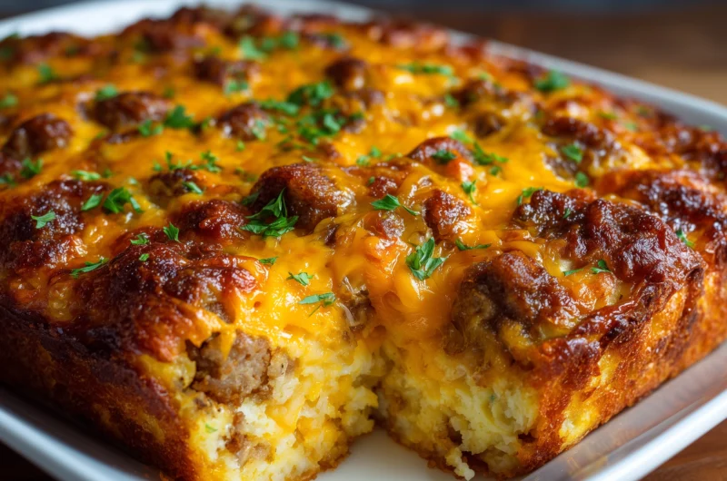 Easy Tater Tot Breakfast Casserole Recipe