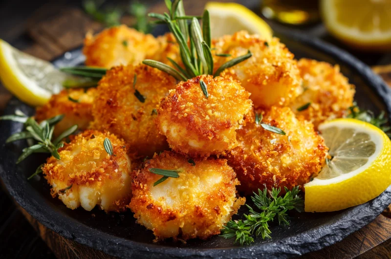 Golden Air Fryer Scallops Recipe