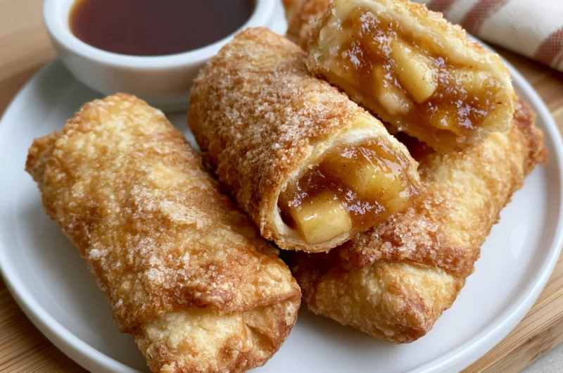 Crispy Apple Pie Egg Rolls Recipe