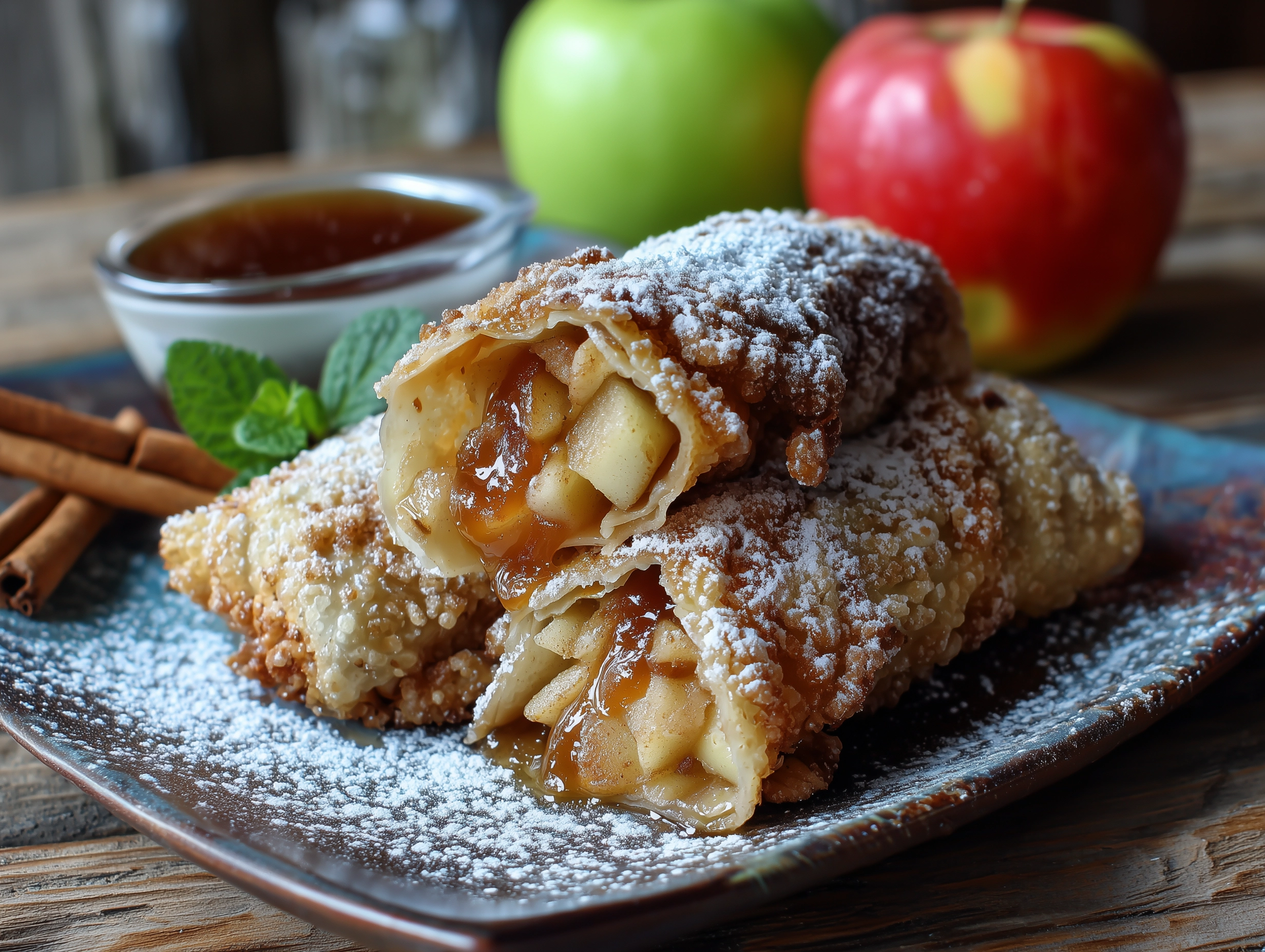 Crispy Apple Pie Egg Rolls Recipe