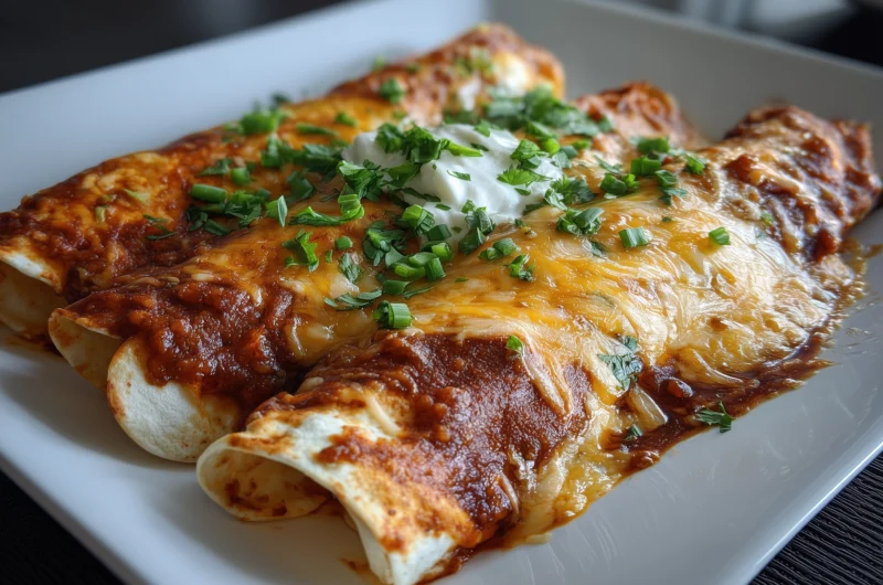 Cheesy Cheese Enchiladas Recipe