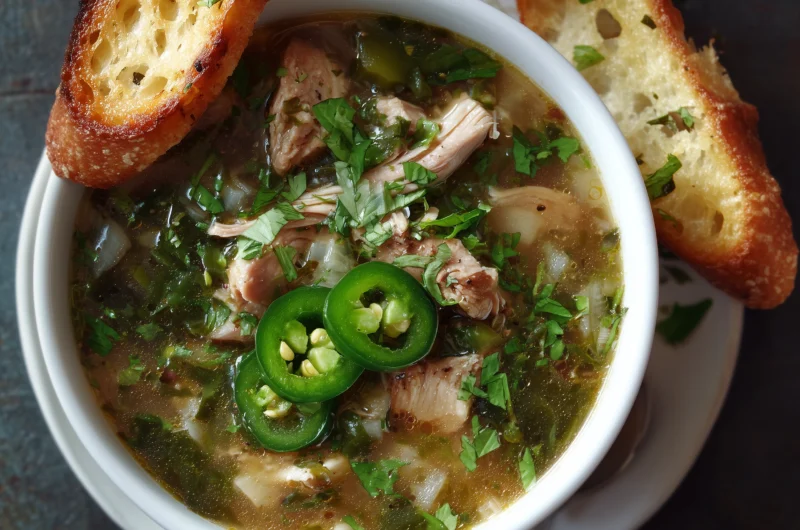 Cozy Chicken Poblano Soup Recipe
