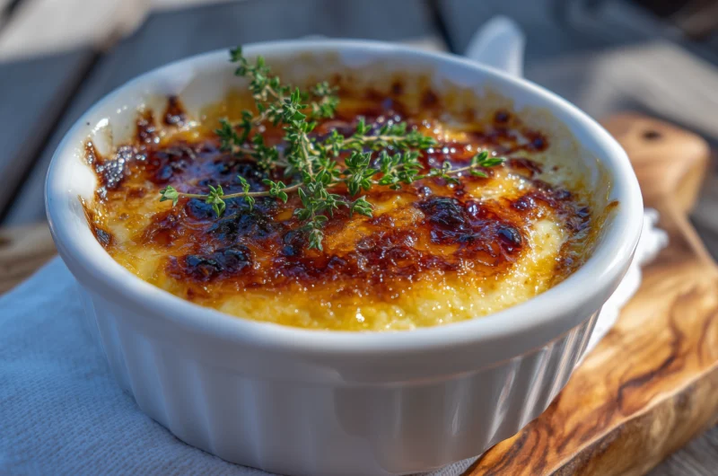Rich Crab Brulee Recipe