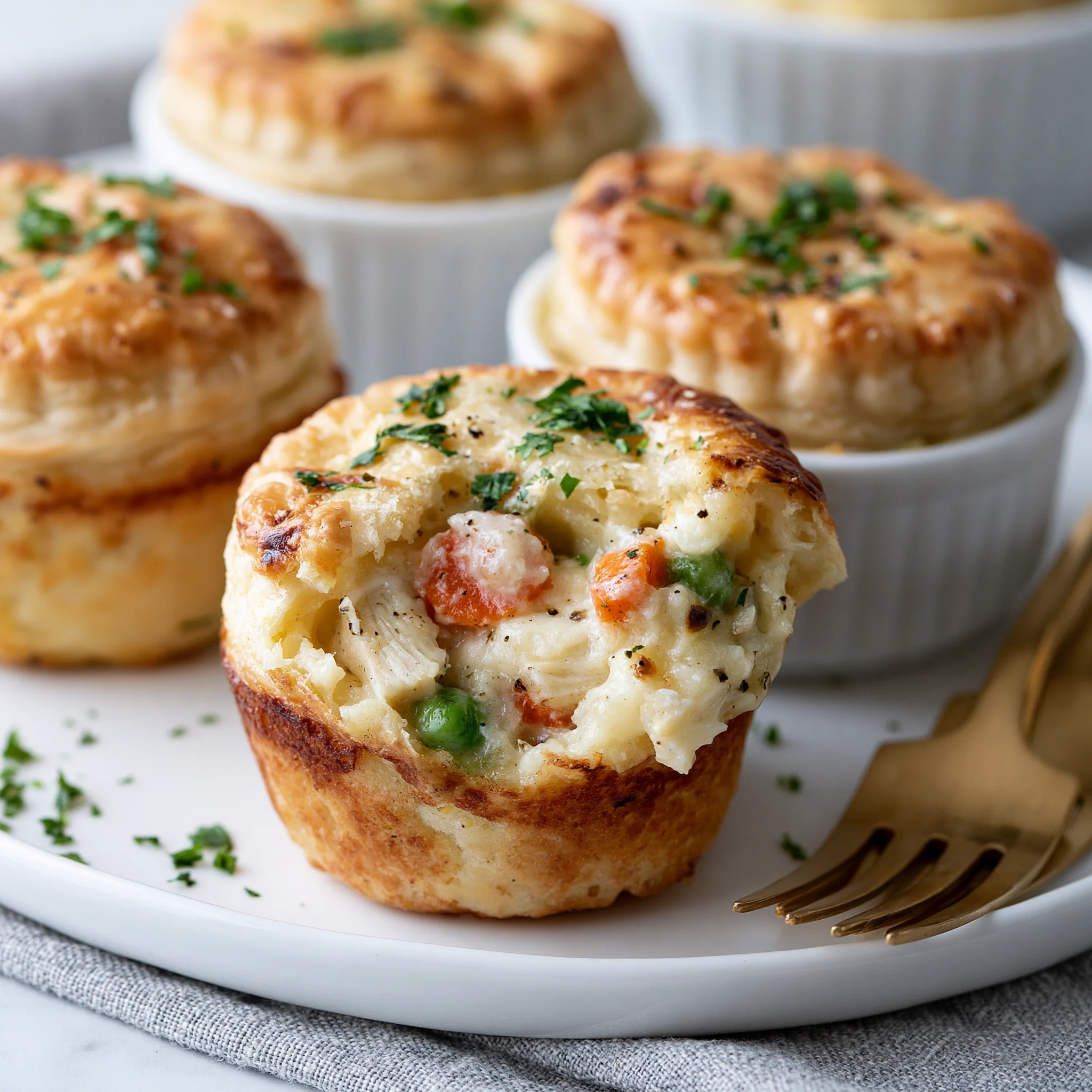 easy mini chicken pot pies