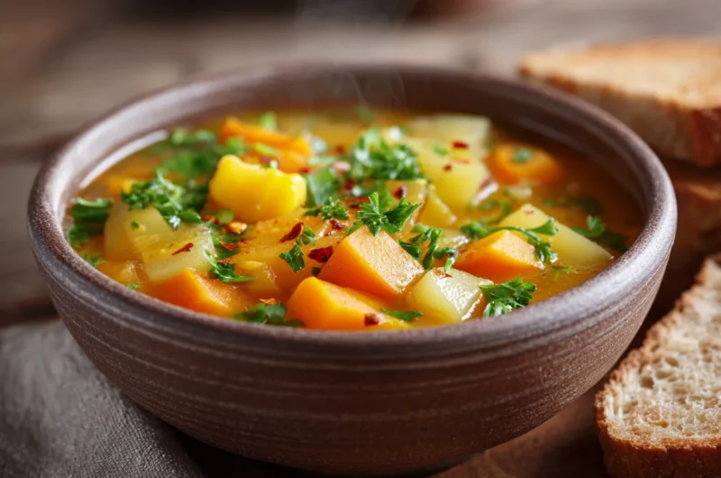 Warm Fall Vegetable Soup Recipe