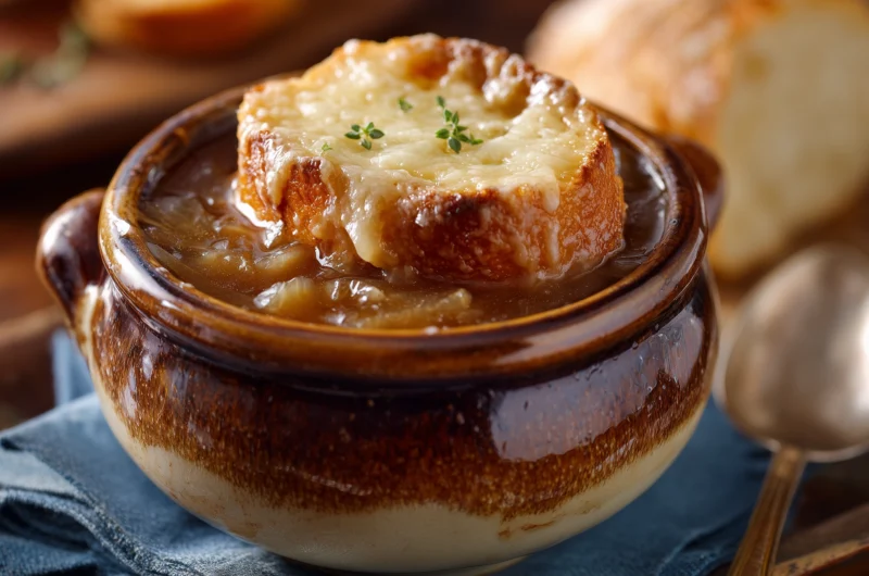 Slow-Cooked French Onion Soup Slow Cooker Recipe