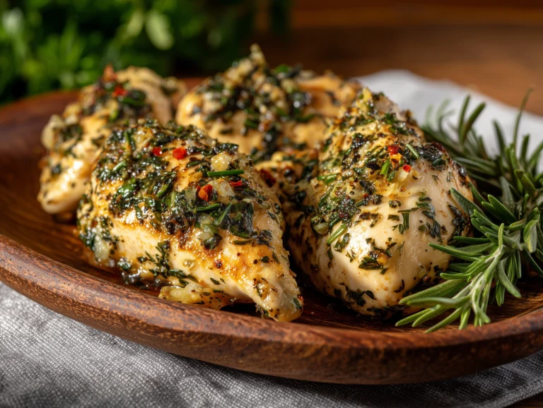 garlic herb chicken..