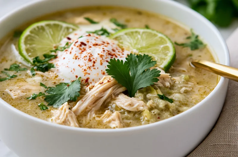 Creamy Green Enchilada Chicken Soup Recipe