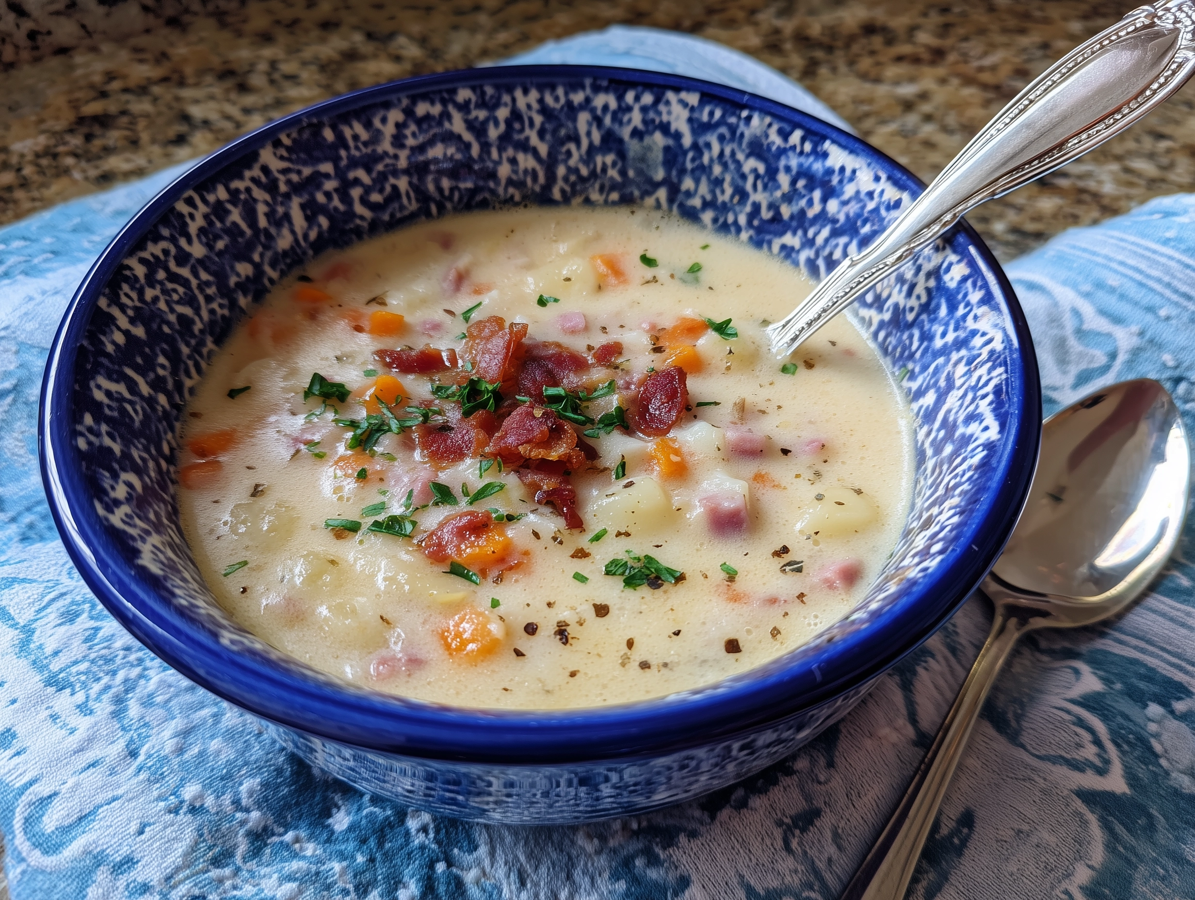 Comforting Ham Chowder Soup Recipe