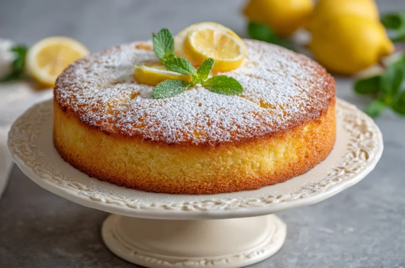 Bright Italian Lemon Cake Recipe