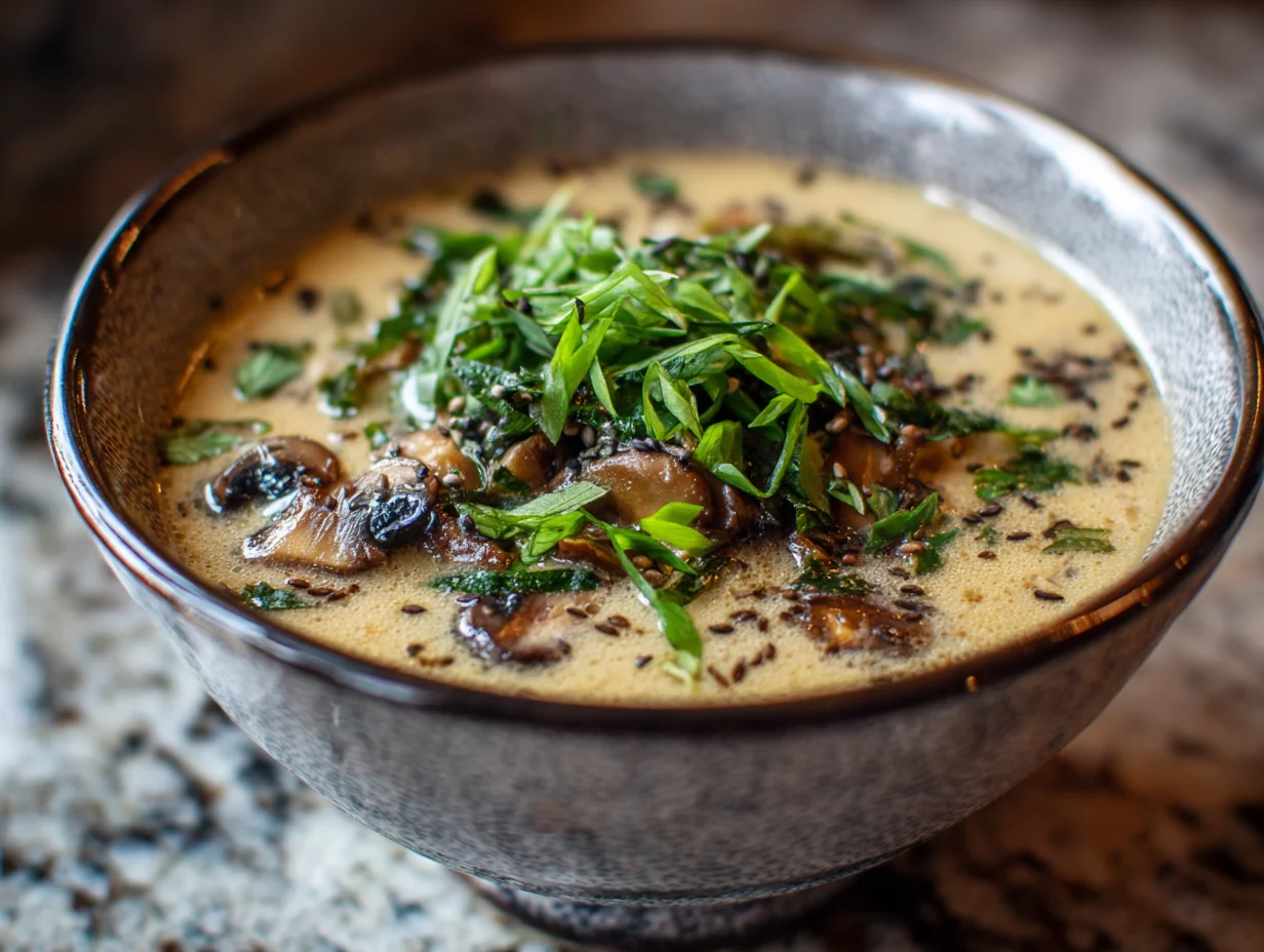 Savory Japanese Mushroom Soup Recipe