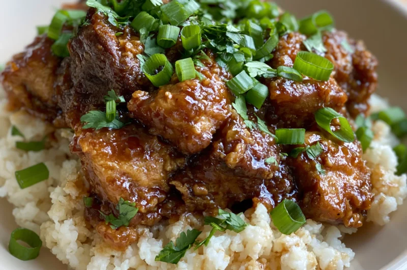 Flavorful Keto Sticky Chicken Rice Bowls Recipe