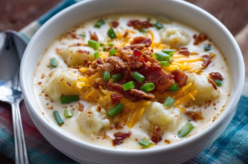 Loaded Cheesy Potato Soup Recipe