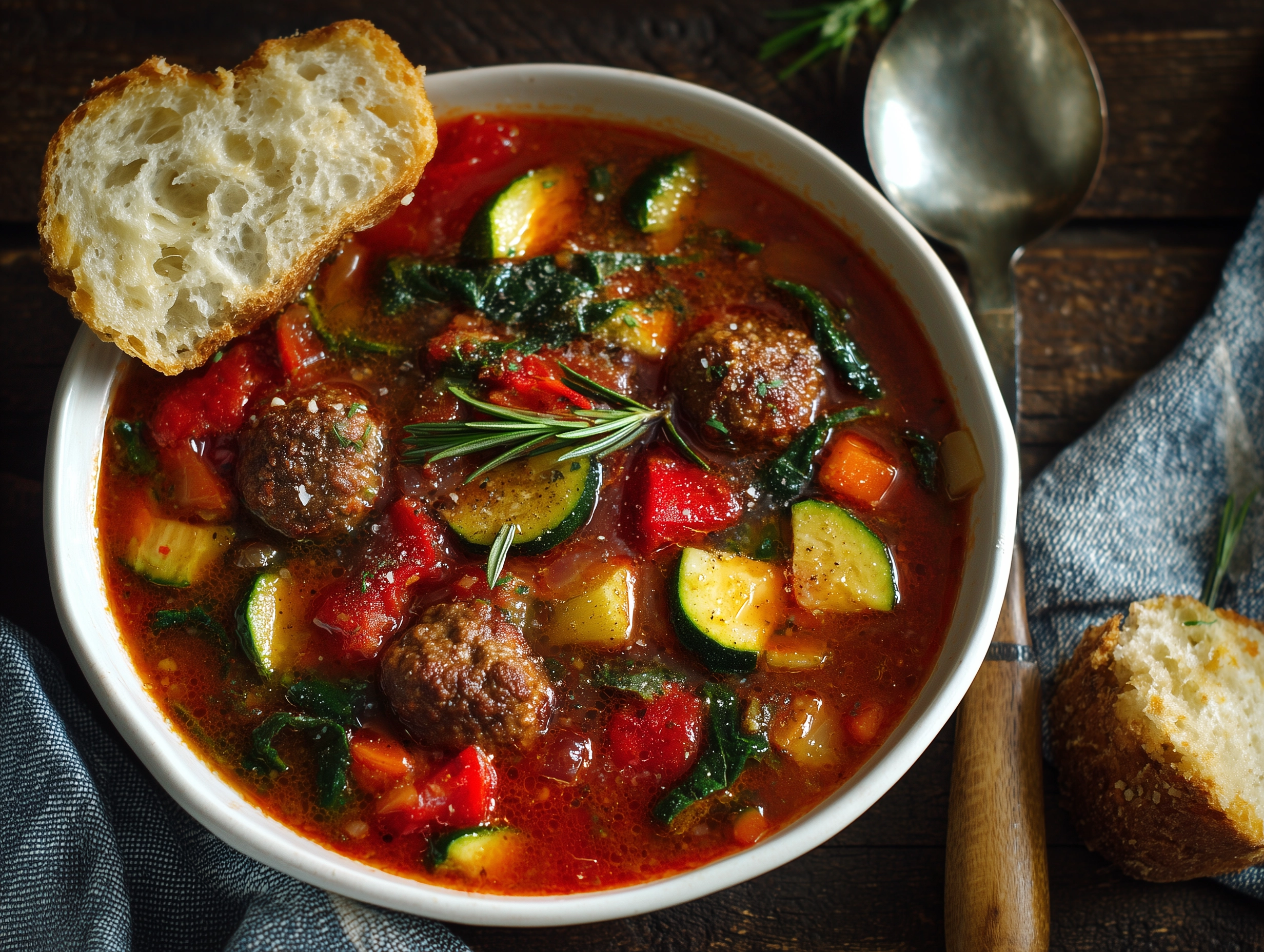 Hearty Meatball Soup Recipe