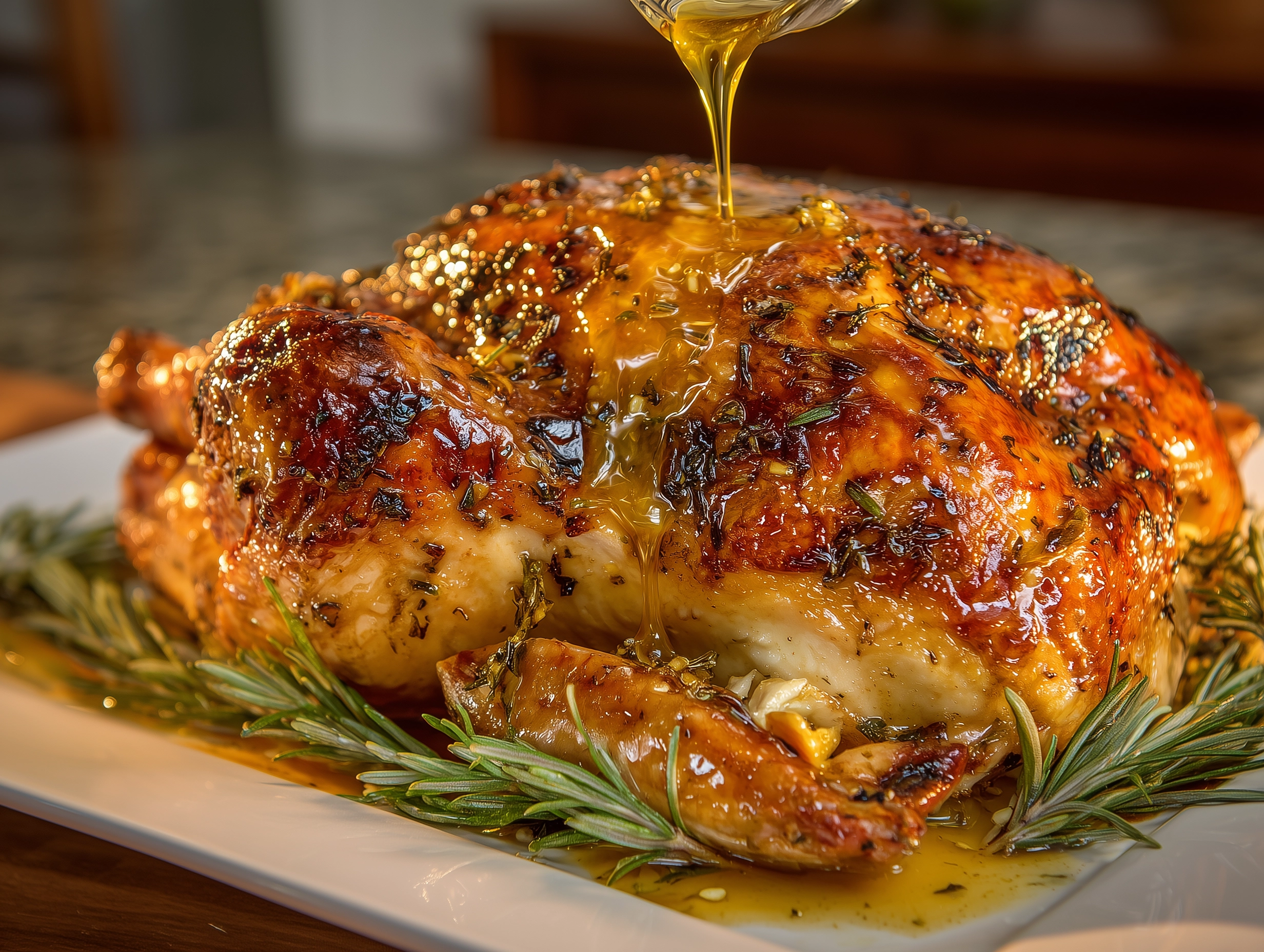 Juicy Roast Turkey With Olive Oil Recipe