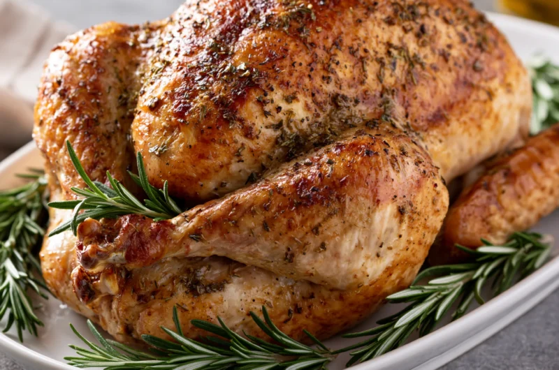 Juicy Roast Turkey With Olive Oil Recipe
