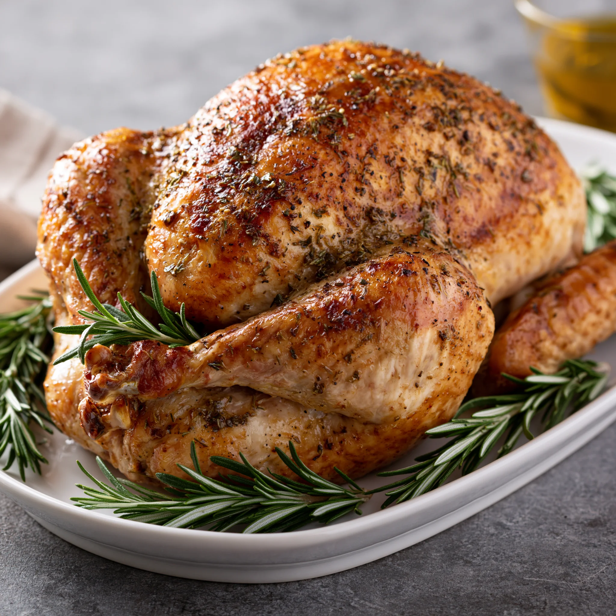 roast turkey with olive oil
