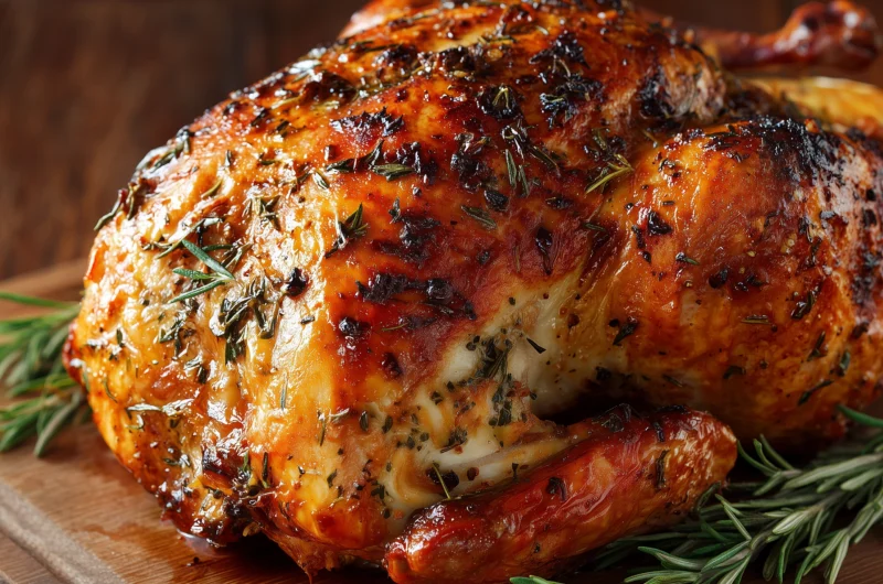 Juicy Roast Turkey With Olive Oil Recipe