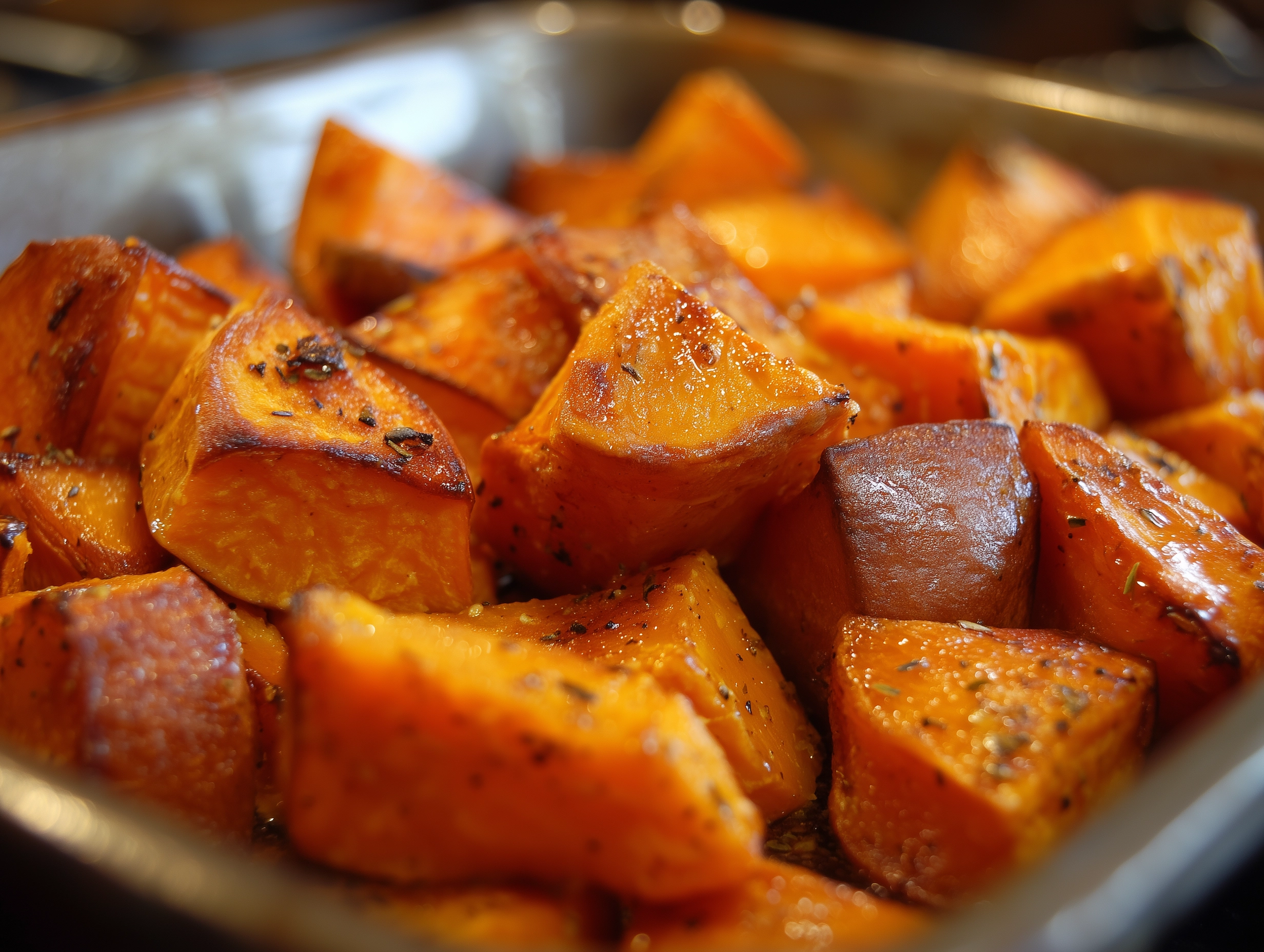 Caramelized Roasted Sweet Potatoes Recipe