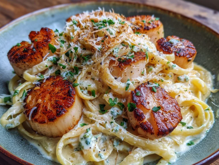 scallops pasta.