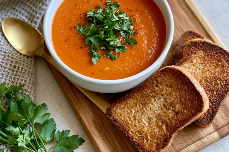 Smooth Vegan Tomato Soup Recipe