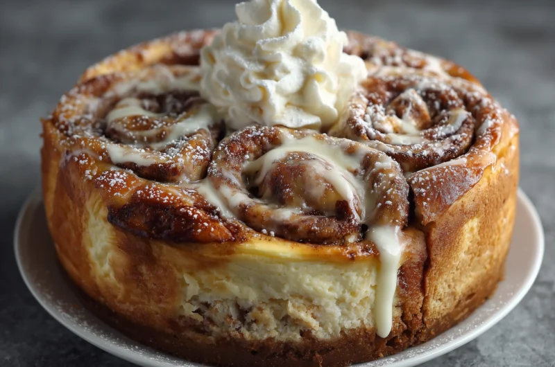 Irresistible Cinnamon Roll Cheesecake Recipe