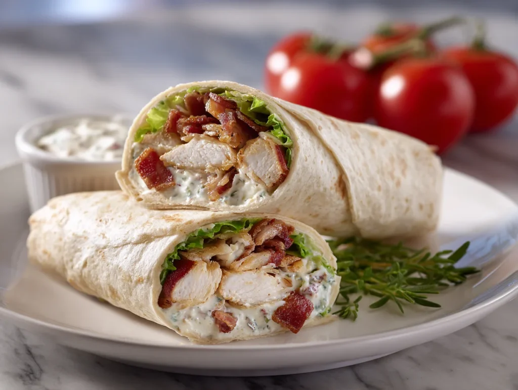 chicken bacon ranch wrap