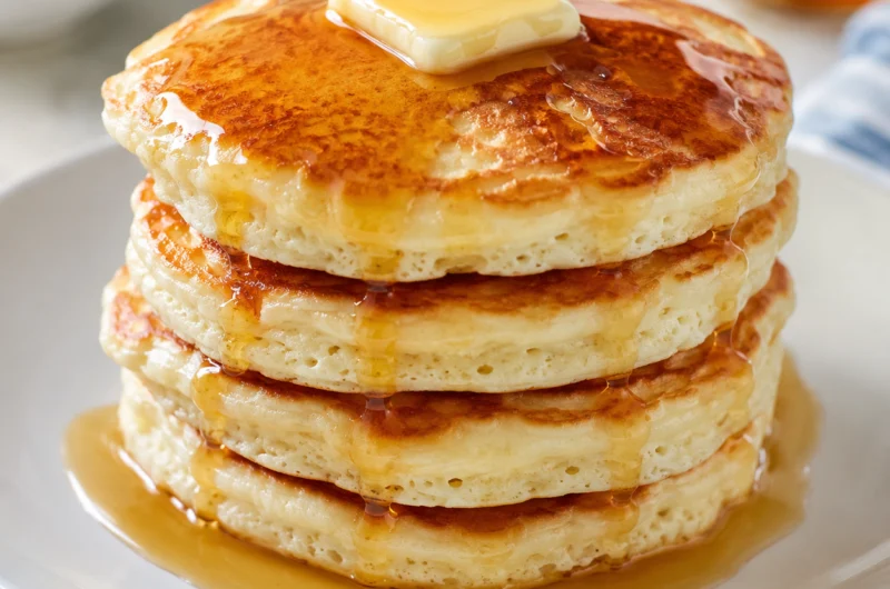 The Best Pancake Recipe for Fluffy Homemade Pancakes