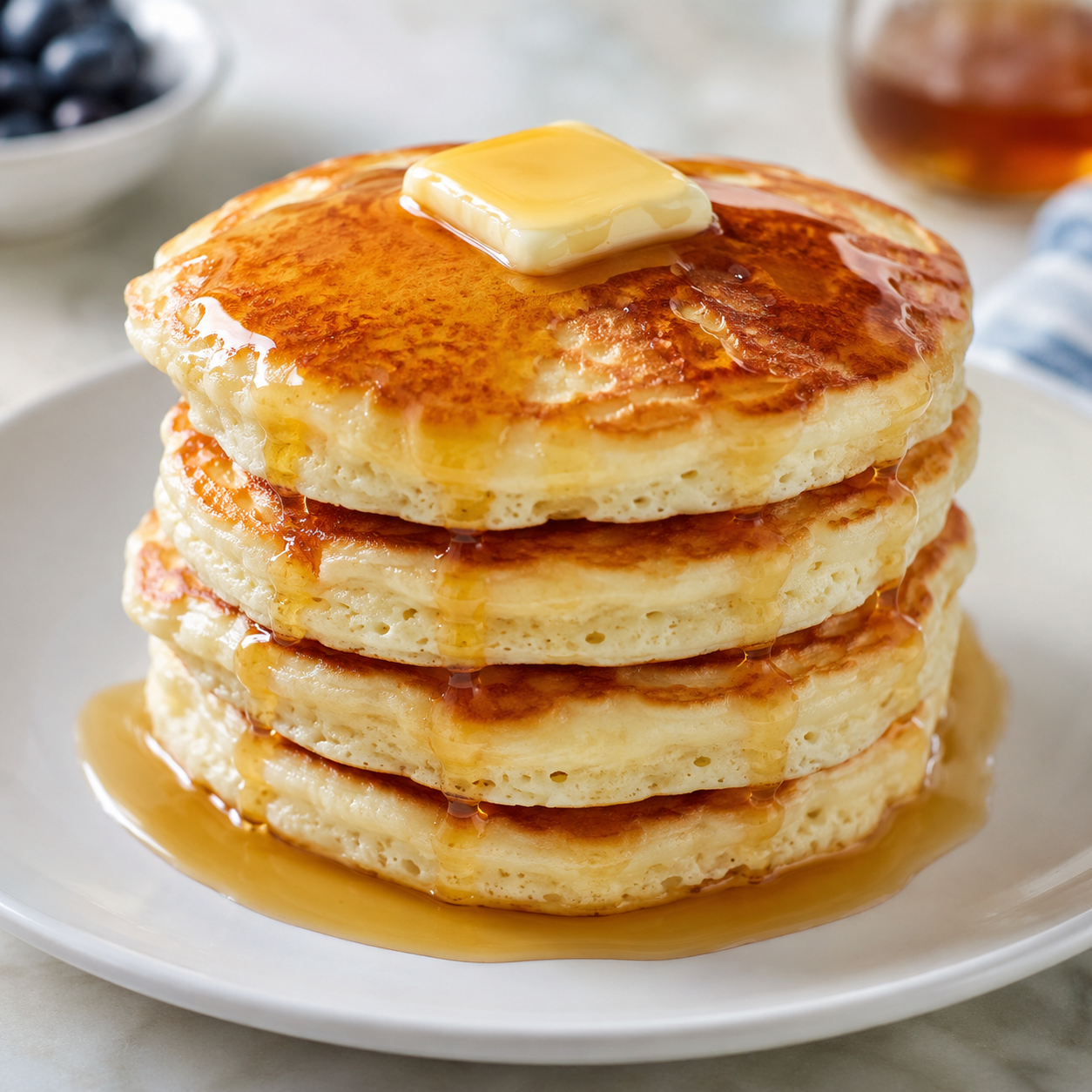 The Best Pancake Recipe for Fluffy Homemade Pancakes
